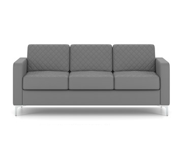 Офисный диван Актив трехместный, серый в Урае