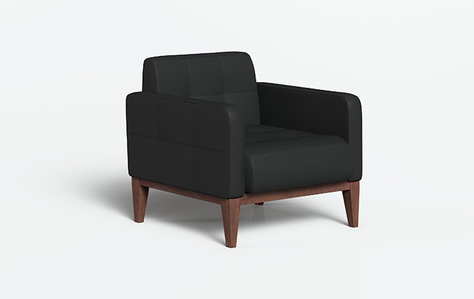 Офисное кресло Норд, черное в Лангепасе - изображение 1