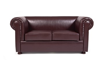Прямой диван Честер лайт двухместный, экокожа в Нижневартовске