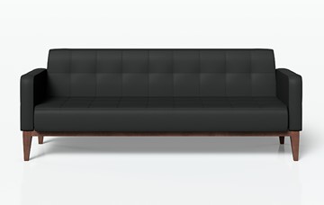 Офисный диван трехместный Норд, черный 193 в Нижневартовске