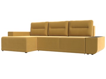 Угловой диван Чикаго, Желтый (микровельвет) в Советском