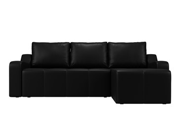 Угловой диван для гостиной Элида, Черный (экокожа) в Лангепасе - предосмотр 2