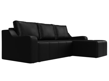 Угловой диван для гостиной Элида, Черный (экокожа) в Когалыме - предосмотр 3