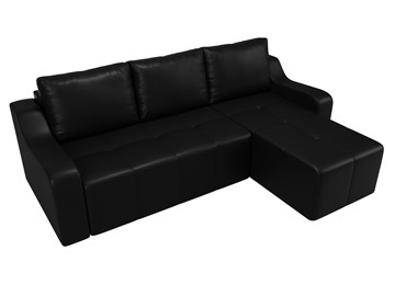 Угловой диван для гостиной Элида, Черный (экокожа) в Лангепасе - предосмотр 5