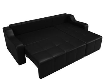 Угловой диван для гостиной Элида, Черный (экокожа) в Когалыме - предосмотр 7