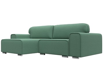 Угловой раскладной диван Лига-029, Амур зеленый (Рогожка) в Сургуте