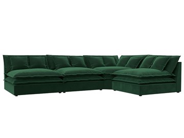 Угловой диван Лига-040, Зеленый (велюр) в Пыть-Яхе