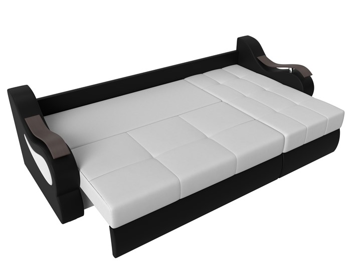 Угловой диван Меркурий, Белый/черный (экокожа) в Лангепасе - изображение 5
