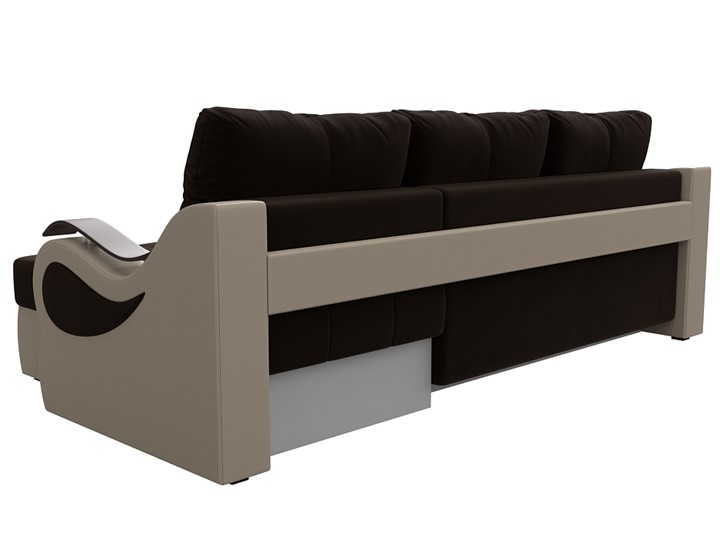 Угловой диван Меркурий, Коричневый/бежевый (вельвет/экокожа) в Урае - изображение 7