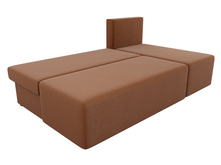 Угловой раскладной диван Поло, Коричневый (рогожка) в Нижневартовске - изображение 4