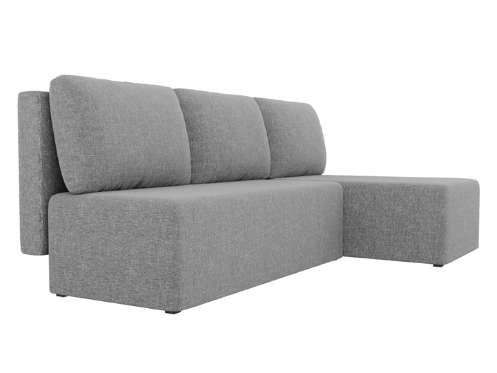 Угловой раскладной диван Поло, Серый (рогожка) в Пыть-Яхе - изображение 2