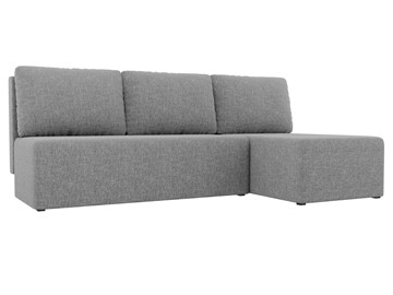 Угловой раскладной диван Поло, Серый (рогожка) в Урае