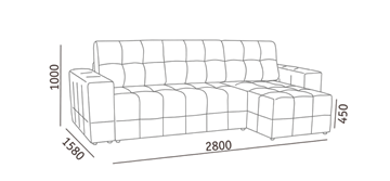 Угловой диван с оттоманкой Реал ДУ в Советском - предосмотр 5