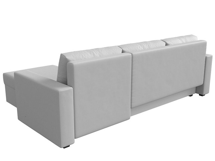 Угловой раскладной диван Траумберг Лайт, Белый (Экокожа) в Радужном - изображение 4