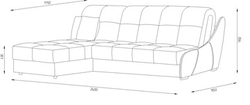 Угловой диван Токио (НПБ) в Лангепасе - предосмотр 1