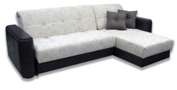 Угловой диван Аккордеон-1, 315 (круглые подлокотники) с коробом, НБП в Нижневартовске