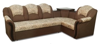 Угловой диван Соня-8 с полкой и креслом в Когалыме