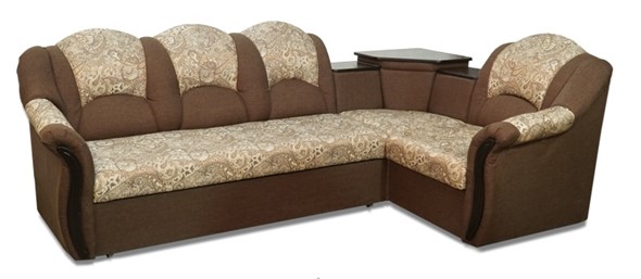 Угловой диван Соня-8 с полкой и креслом в Лангепасе - изображение