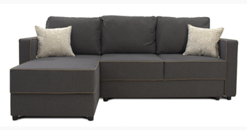 Угловой диван Jordan (Uno grey+Atrium01+Uno cottun) в Когалыме