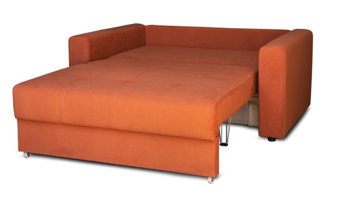 Прямой диван Комфорт 7 1400 ППУ+ЛАТЫ (с узким подлокотником) в Советском - изображение 1