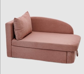 Мягкий диван левый Тедди розовый в Нижневартовске