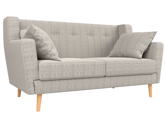 Прямой диван Брайтон 2, Корфу 02 (рогожка) в Радужном - изображение