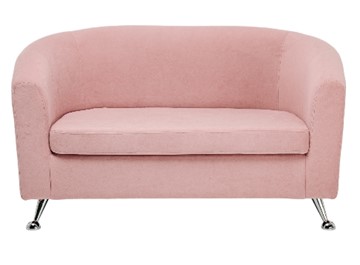 Прямой диван Брамс 2Д розовый в Лангепасе