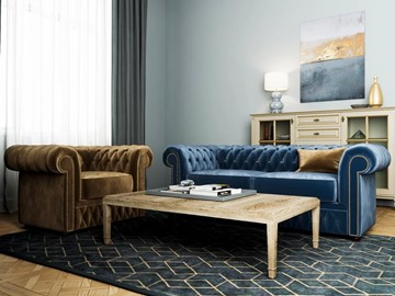 Прямой диван Честер 2,5М (седафлекс) в Урае - предосмотр 11