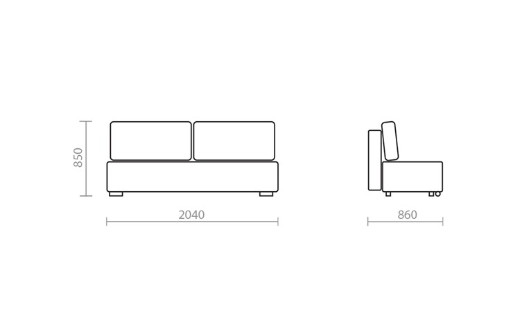 Прямой диван Дона 2 БД в Лангепасе - изображение 8
