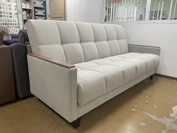 Прямой диван Феникс 1, Лаки дарк браун в Нижневартовске - изображение