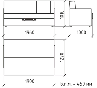 Прямой диван Лазурит 7 БД с купоном в Лангепасе - изображение 10