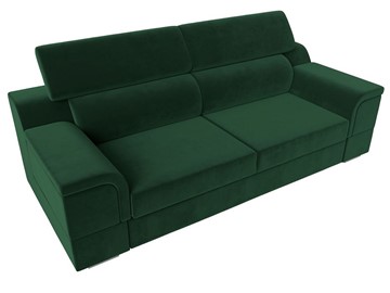 Прямой диван Лига-003 НПБ, Зеленый (Велюр) в Советском - предосмотр 4