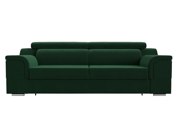 Прямой диван Лига-003 НПБ, Зеленый (Велюр) в Урае - изображение 7