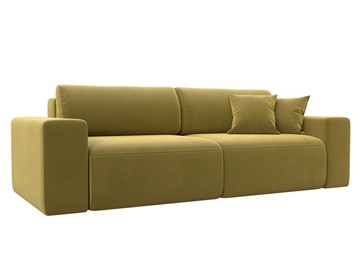 Прямой диван Лига 036 Классик, Желтый (Микровельвет) в Урае