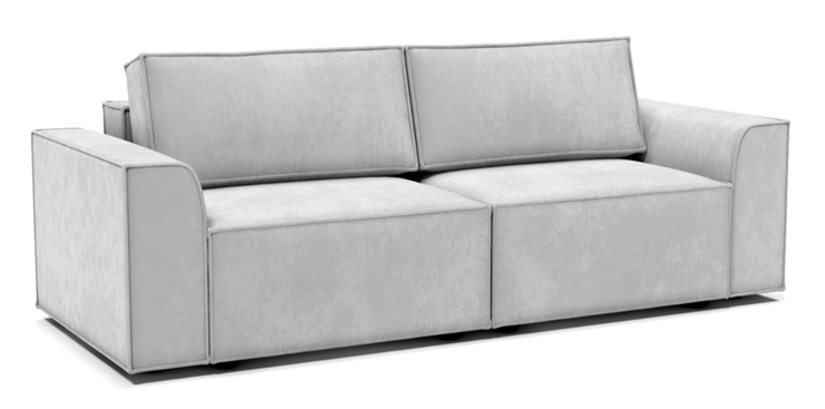 Прямой диван Лофт БЛ1-БП1 (Ремни/Еврокнижка) в Сургуте - изображение 1