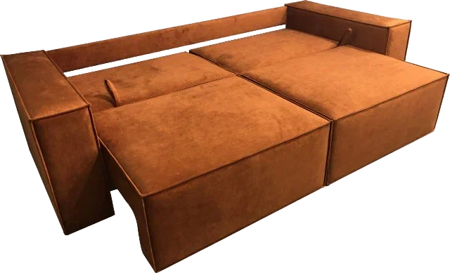 Прямой диван Лофт БЛ2-БП2 (НПБ/Еврокнижка) в Урае - изображение 3