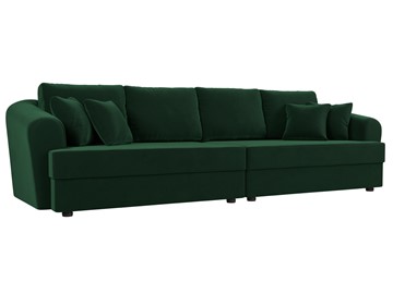 Прямой диван Милтон, Зеленый (велюр) в Советском