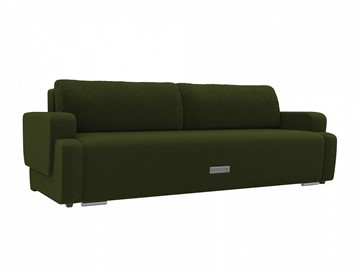 Прямой диван Ника, Зеленый (микровельвет) в Когалыме