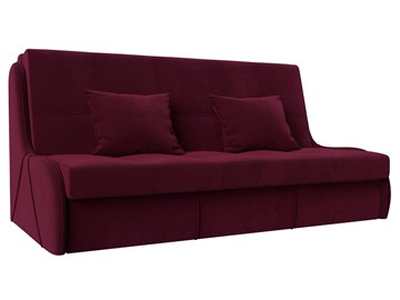 Прямой диван Риттэр 160, Бордовый (Микровельвет) в Урае