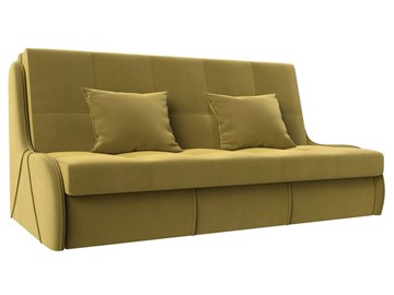 Прямой диван Риттэр 160, Желтый (Микровельвет) в Урае