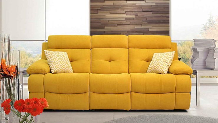 Прямой диван Рокфорд БД, 2 реклайнера в Лангепасе - изображение 4