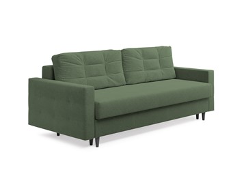 Прямой диван Sсandy, ножки Венге, Рогожка зеленый в Советском
