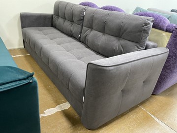 Прямой диван Татьяна 5 БД Modus 22 Серый велюр в Радужном