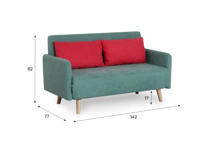 Компактный диван Юта ДК-1000 (диван-кровать с подлокотниками) в Урае - изображение 5