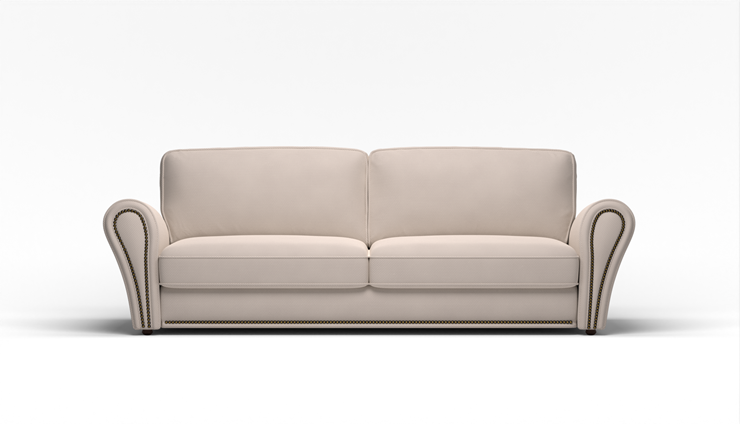 Прямой диван Виктория 2 подушки в Когалыме - изображение 1