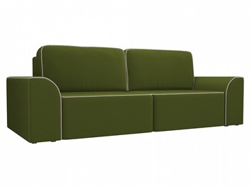 Прямой диван Вилсон, Зеленый (микровельвет) в Радужном