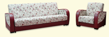 Мебельный набор Элегия 5, диван + кресло в Нижневартовске