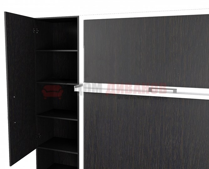 Диван Кровать-трансформер Smart (ШЛ+КД 1400+ШП+Пуф), 2 шкафа, без подлокотников в Урае - изображение 2