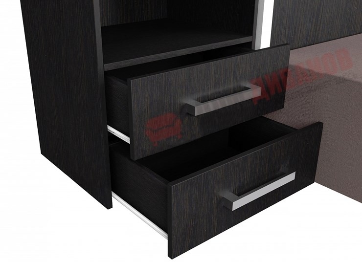 Диван Кровать-трансформер Smart (ШЛ+КД 1400+ШП+Пуф), 2 шкафа, без подлокотников в Лангепасе - изображение 3