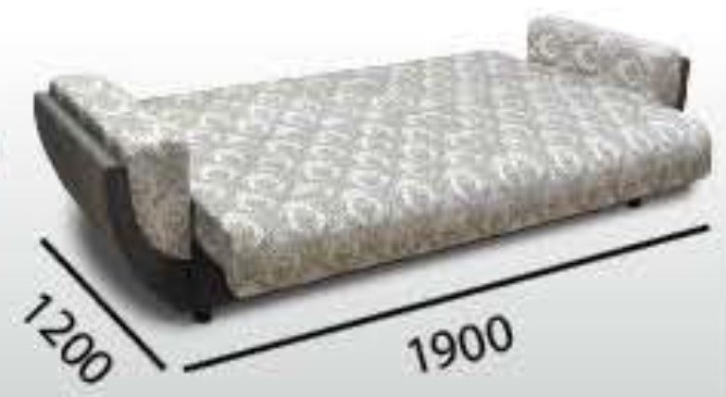 Прямой диван Акварель 2 БД в Советском - изображение 1